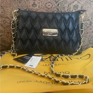 NWT Valentino D Sauvage quilted leather bag